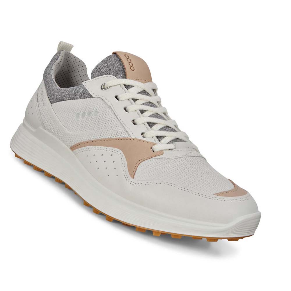 Ecco Spikeless S-casual Golfsko Herre Hvite | NO 557WNB